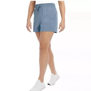 Danskin Ladies' Woven Paperbag Short Large Stormy Weather